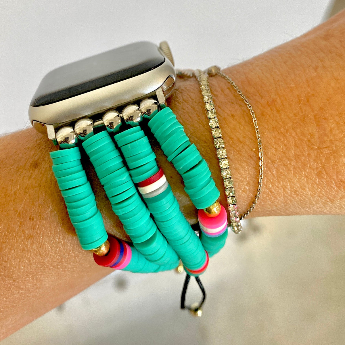 Mykonos Apple Watch Bank - Turquoise
