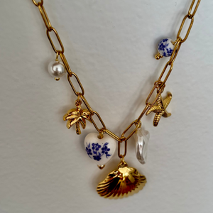 Sicilian charm necklace Gold