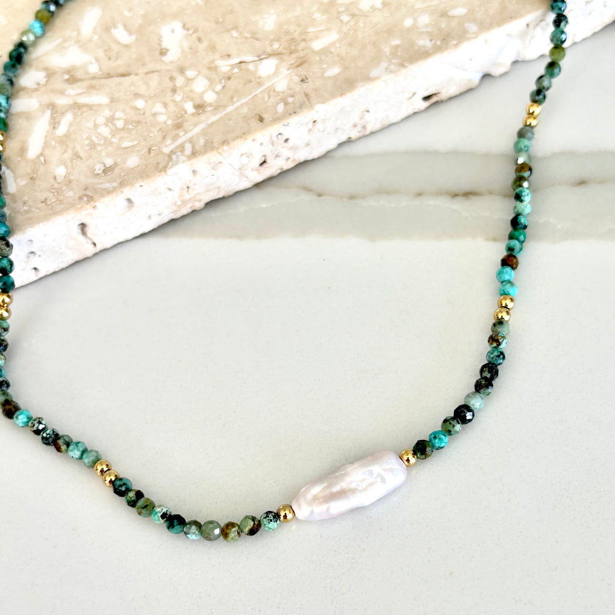 Sea Treasures Choker, seaweed