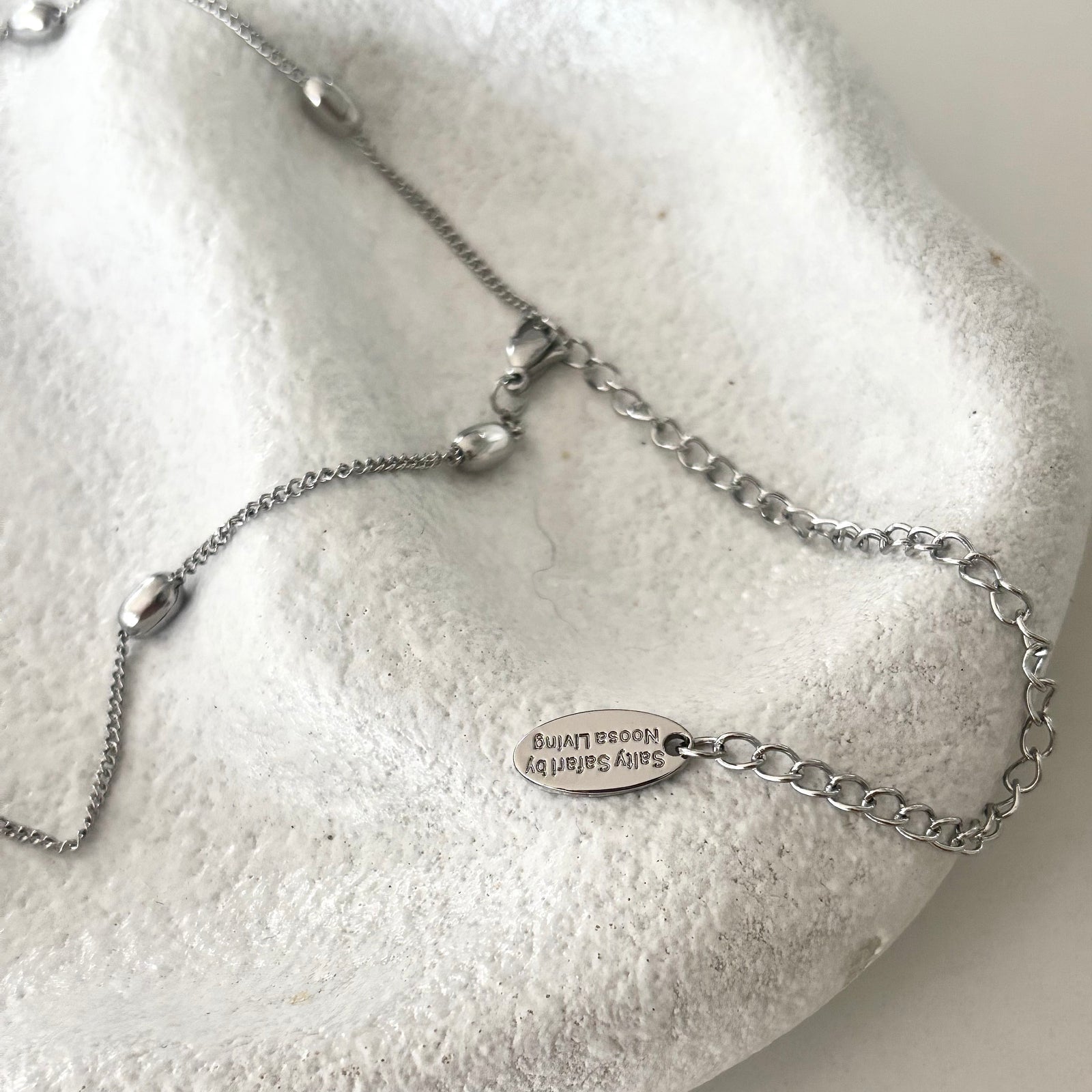 Tear Drop necklace - Silver
