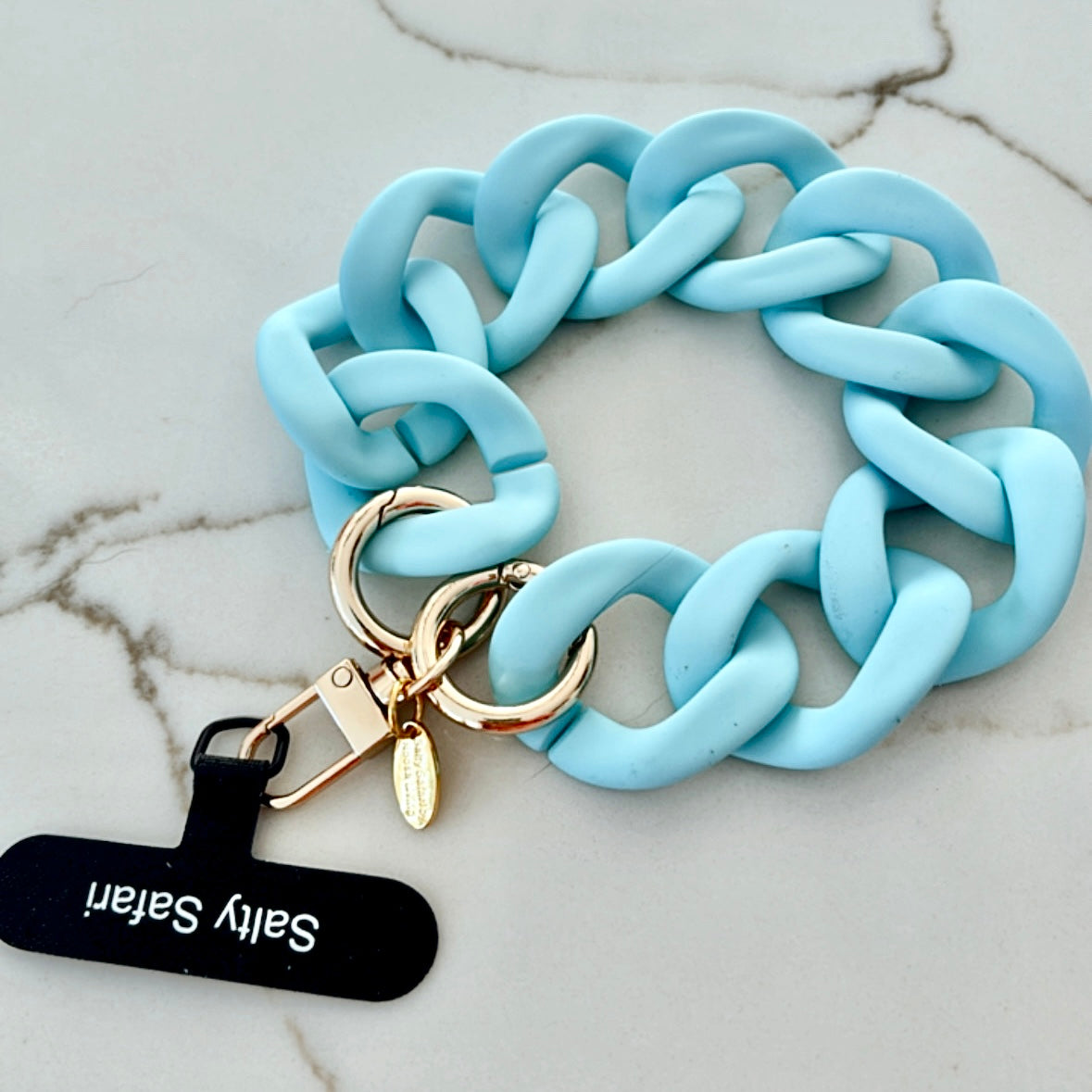 Santorini Key Ring / Phone Charm - Turquoise