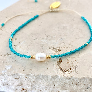 Celestial delicate - Metallic Turquoise