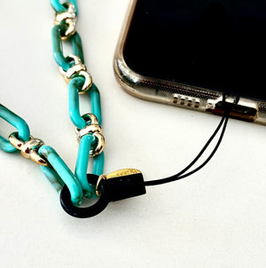 Mila Phone Charm - Turquoise