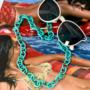 Bondi Glasses Chain Turquoise