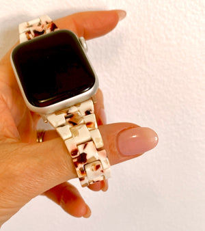 Capri Apple Watch Band - Caramel Tortishell