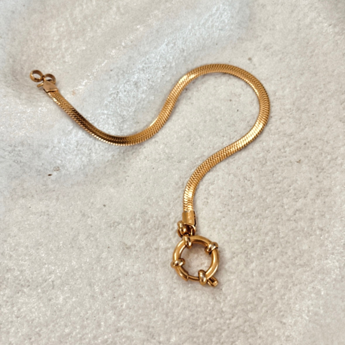 Snake Chain Gold Bracelet