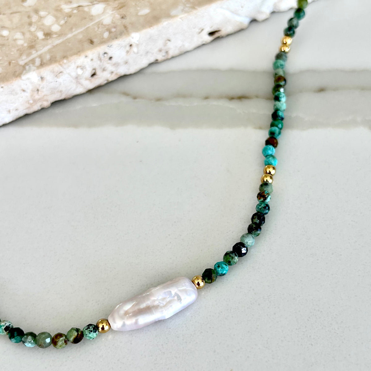 Sea Treasures Choker, seaweed