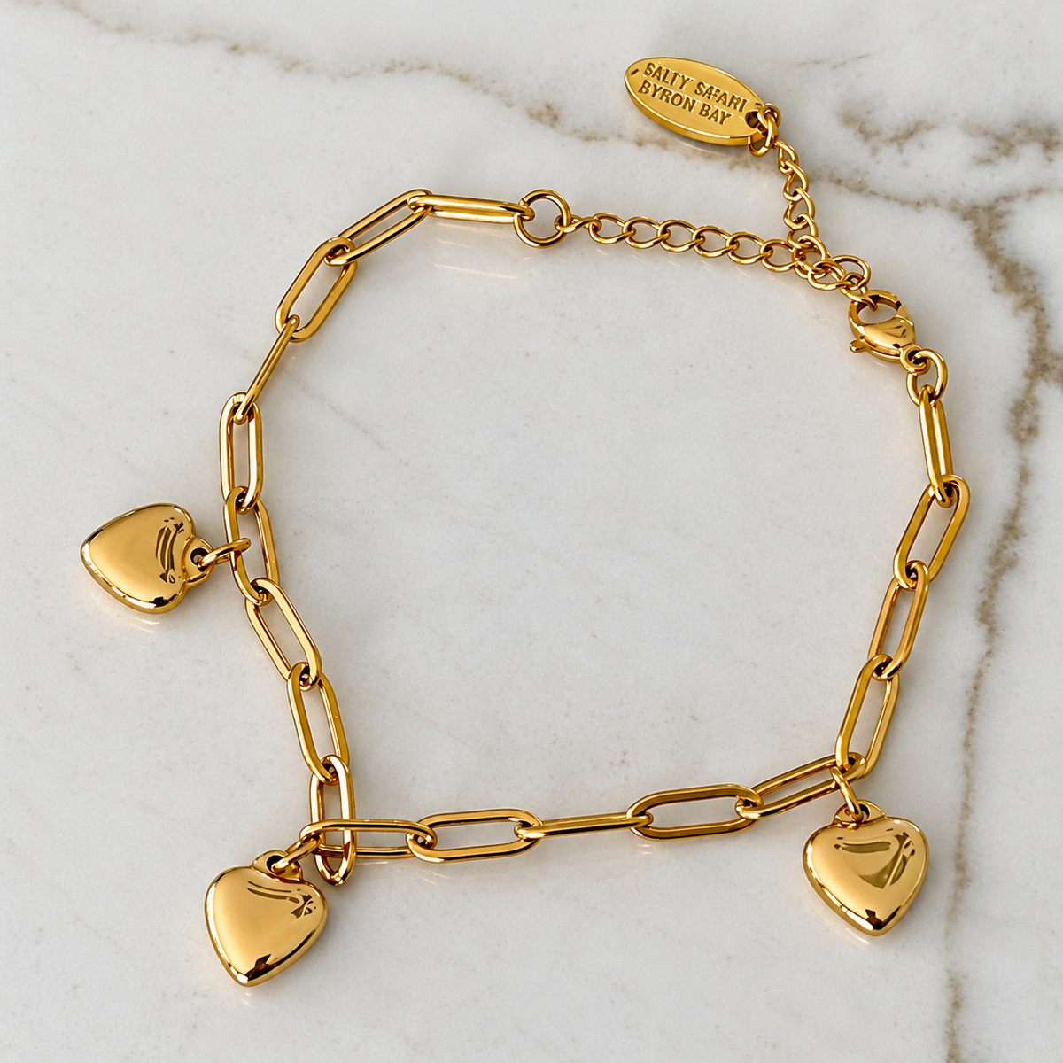 Heart Charm Bracelet
