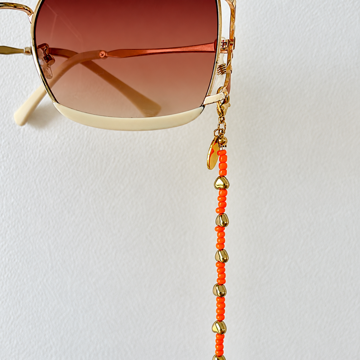 Love Sunglass Chain Tangerine