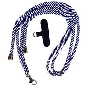 Cross body phone cord - Nautical