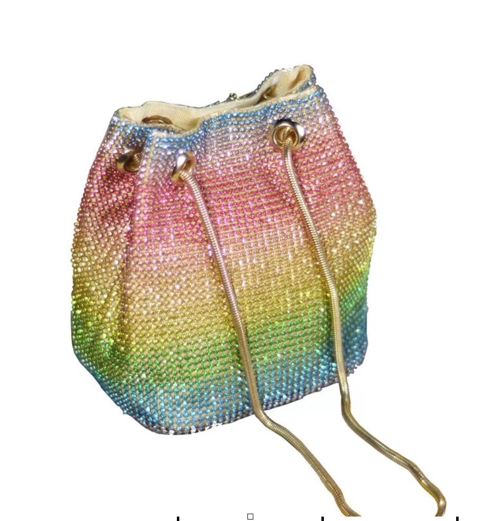 Mesh Cross Body, rainbow