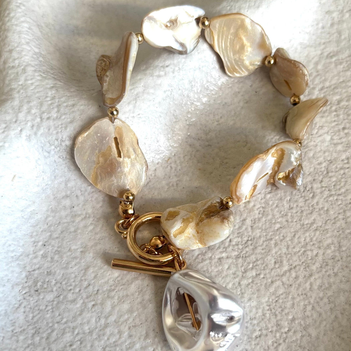 Club 55 St Tropez Pearl bracelet, natural