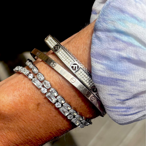 Sia Tennis Bracelet Silver