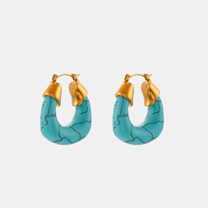 Bohemian Turquoise Drop Earrings