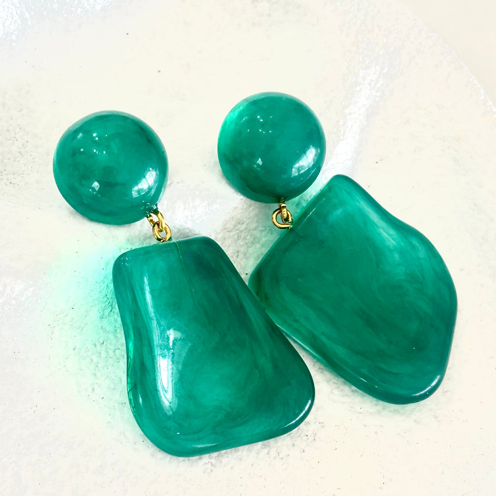 Statement Resin Earring Apple