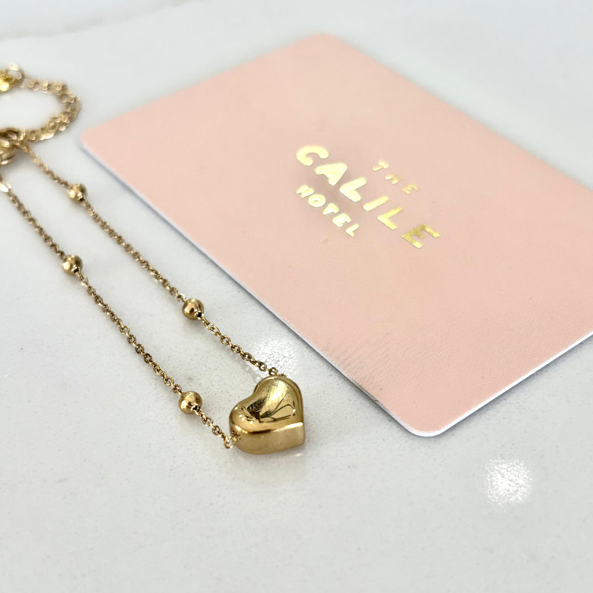 Single Heart Bracelet 18k Gold