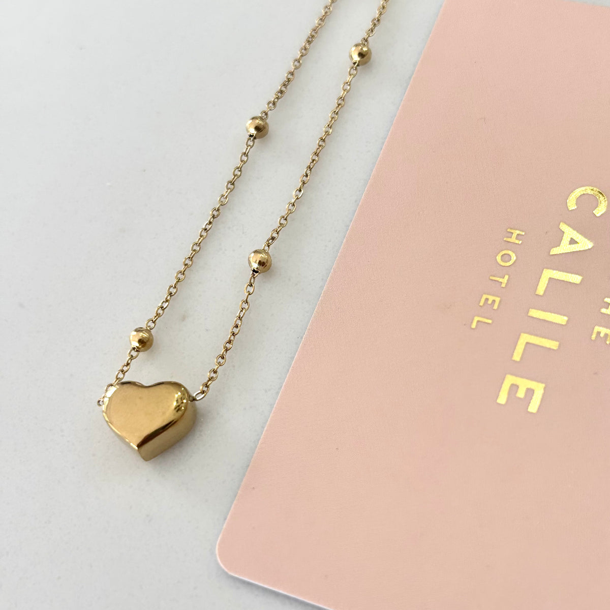 Single Heart Bracelet 18k Gold