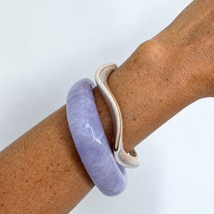 Lilac Kisses Bangle Set