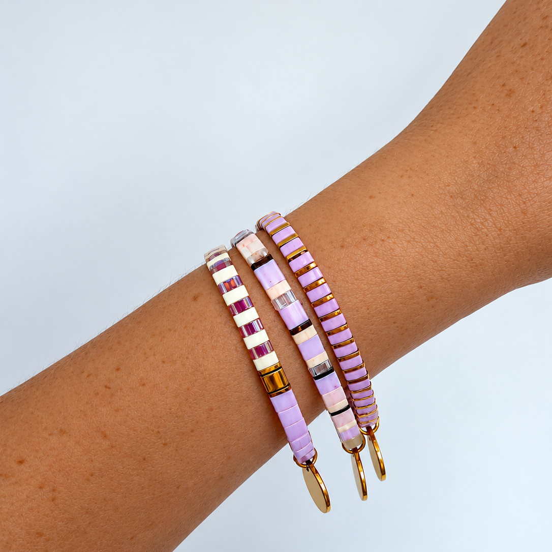 Ibiza Bracelet Cluster - Luxe Sorbet