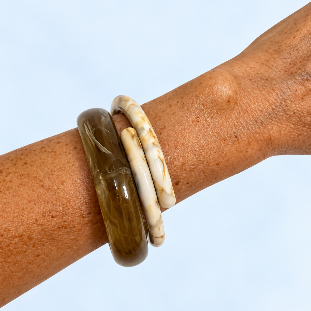 Latte Bangle Set