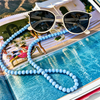 Beaded Sunglass Chain Blue Lilac