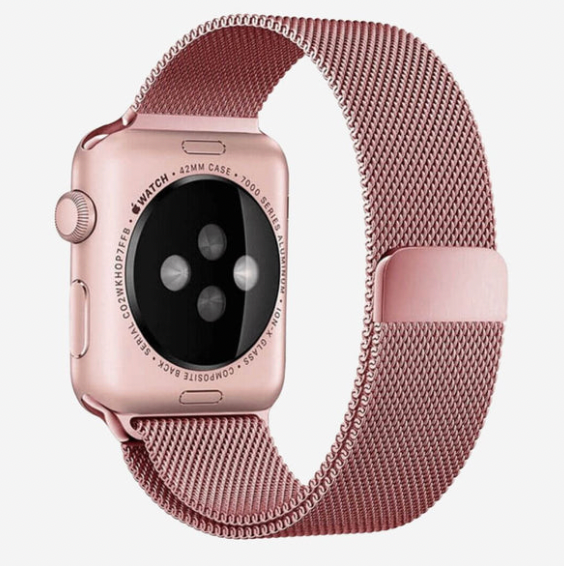 Magnetic Apple Watch Band - Rose Pink