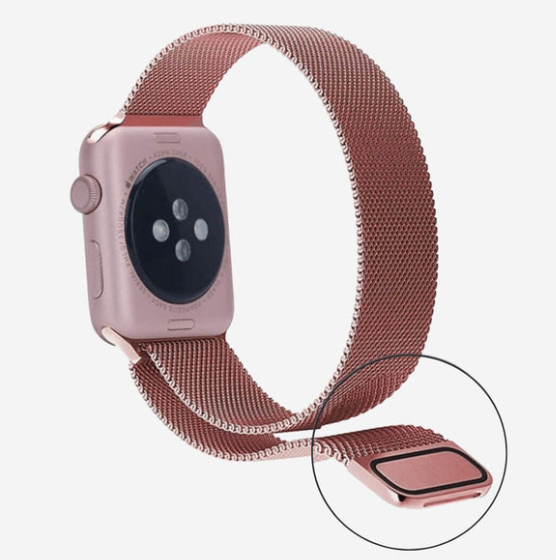 Apple watch rose hot sale gold magnetic band