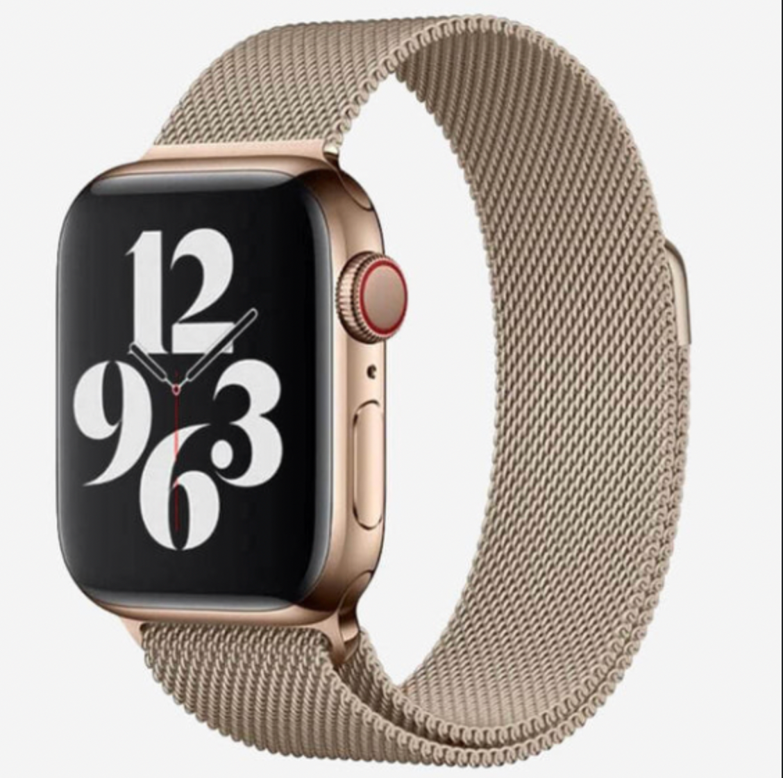 Magnetic Apple Watch Band Antique Gold Salty Safari by Noosa Living