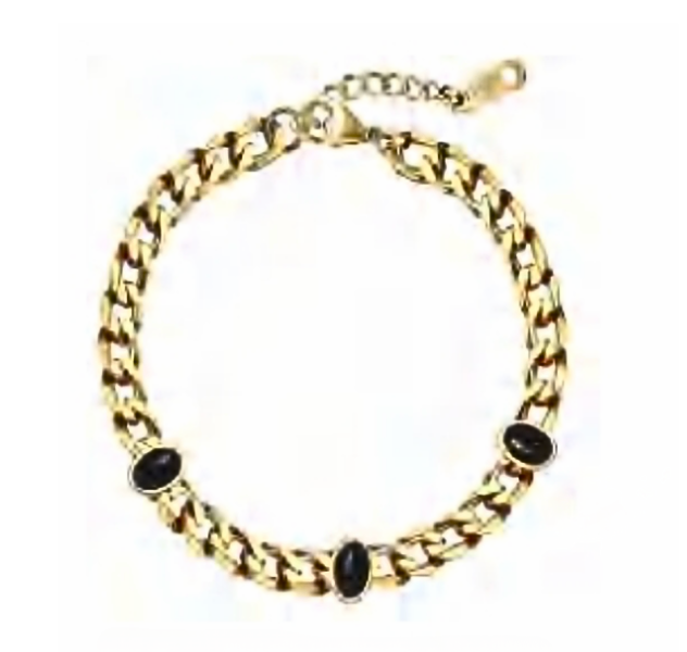 Vale Gold Bracelet Midnight