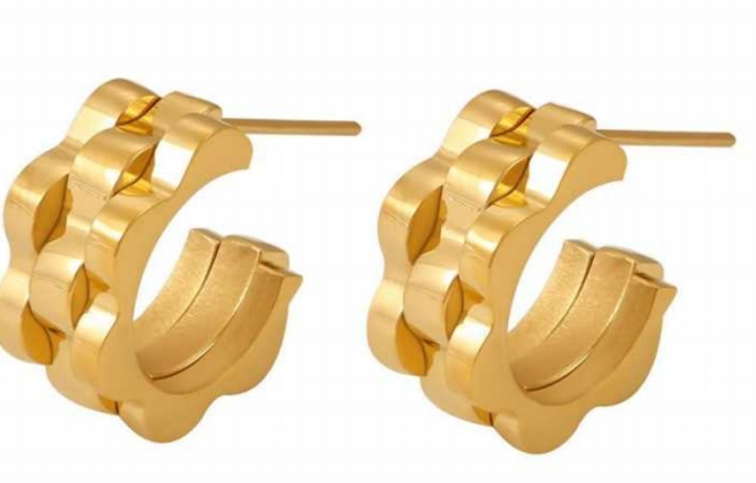 Stevie 18k Gold Earrings