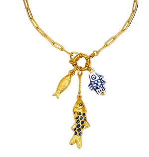Sicilian Shores charm necklace - Ocean Charms