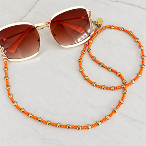 Love Sunglass Chain Tangerine