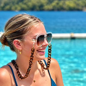 Glasses Chain - Classic Tortoise Shell