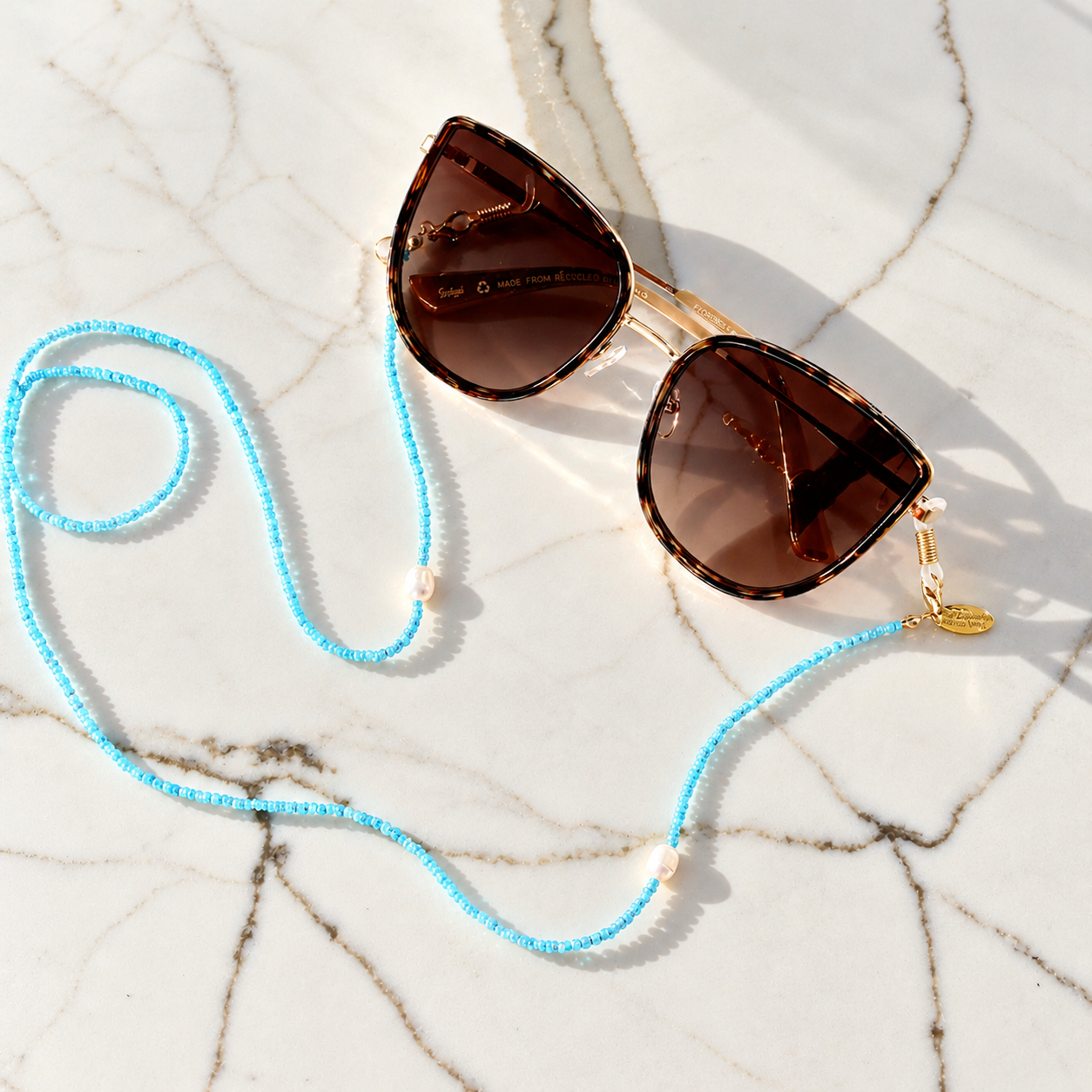 Lulu Glasses Chain turquoise