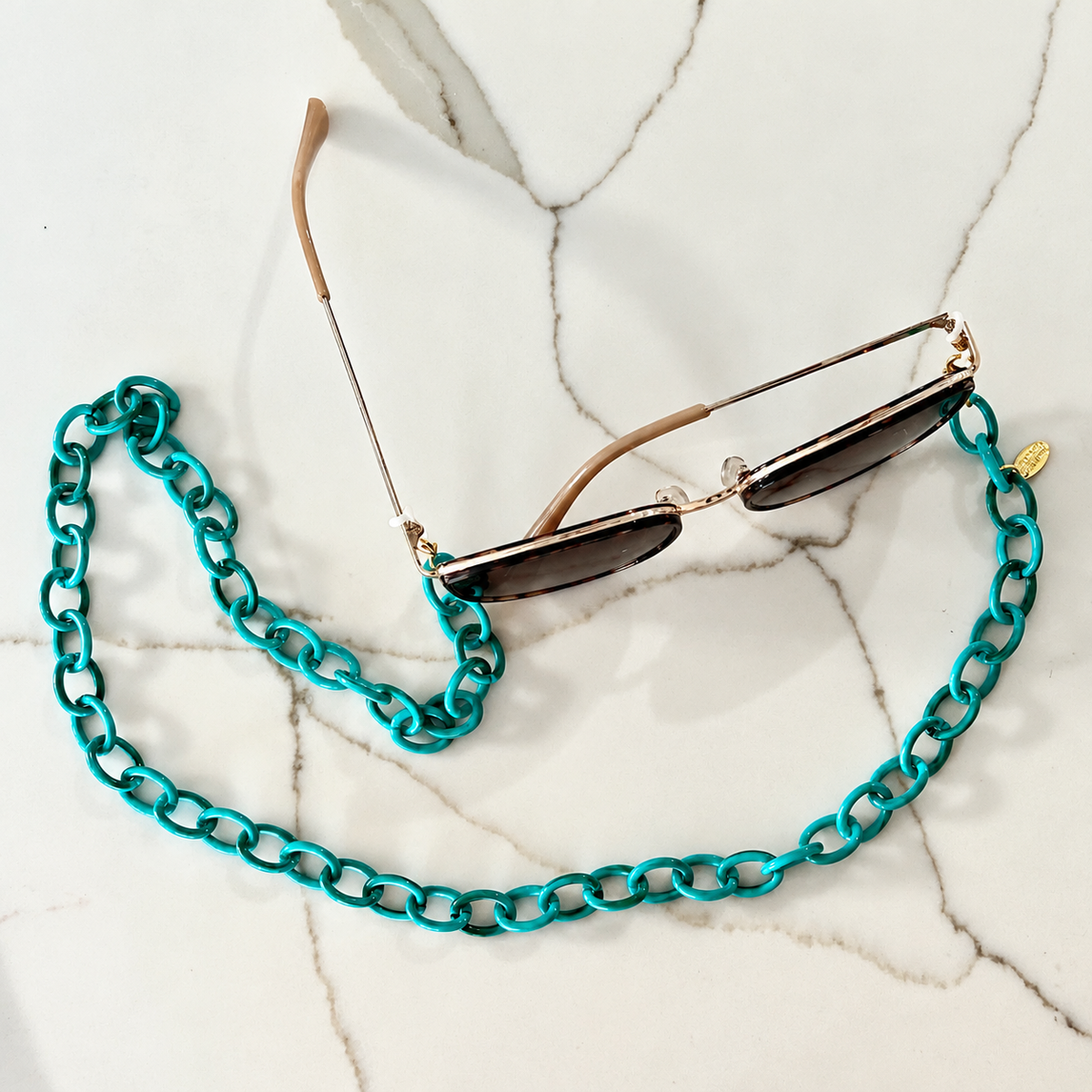 Bondi Glasses Chain Turquoise
