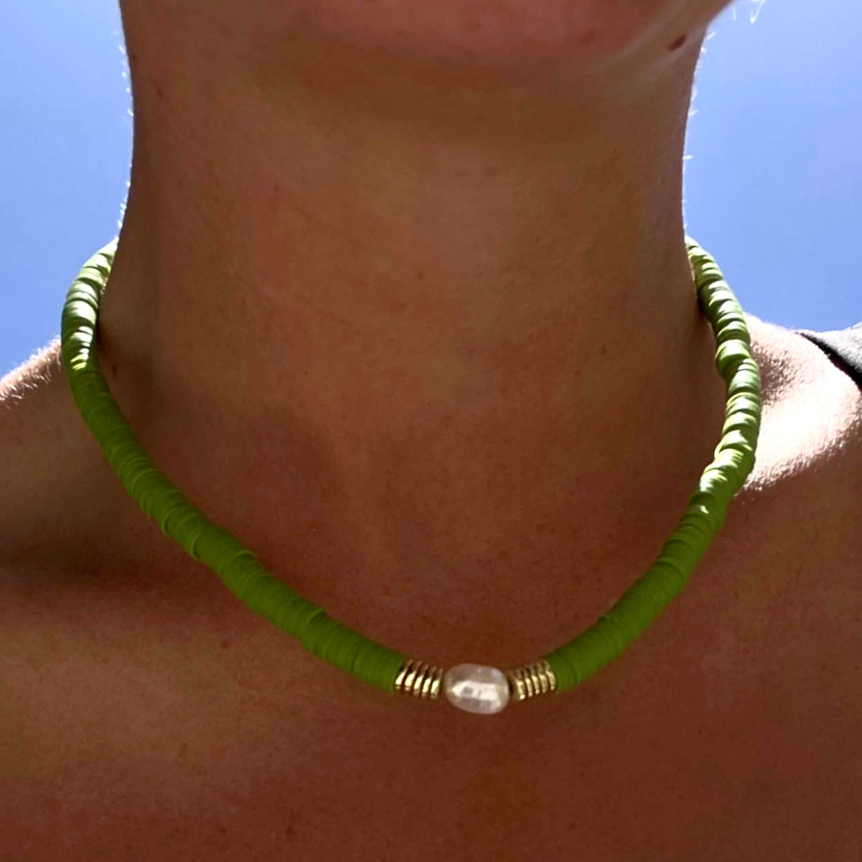 Cleopatra Necklace - Olive