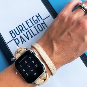 Smart Watch Band - Milk Textured Leather
