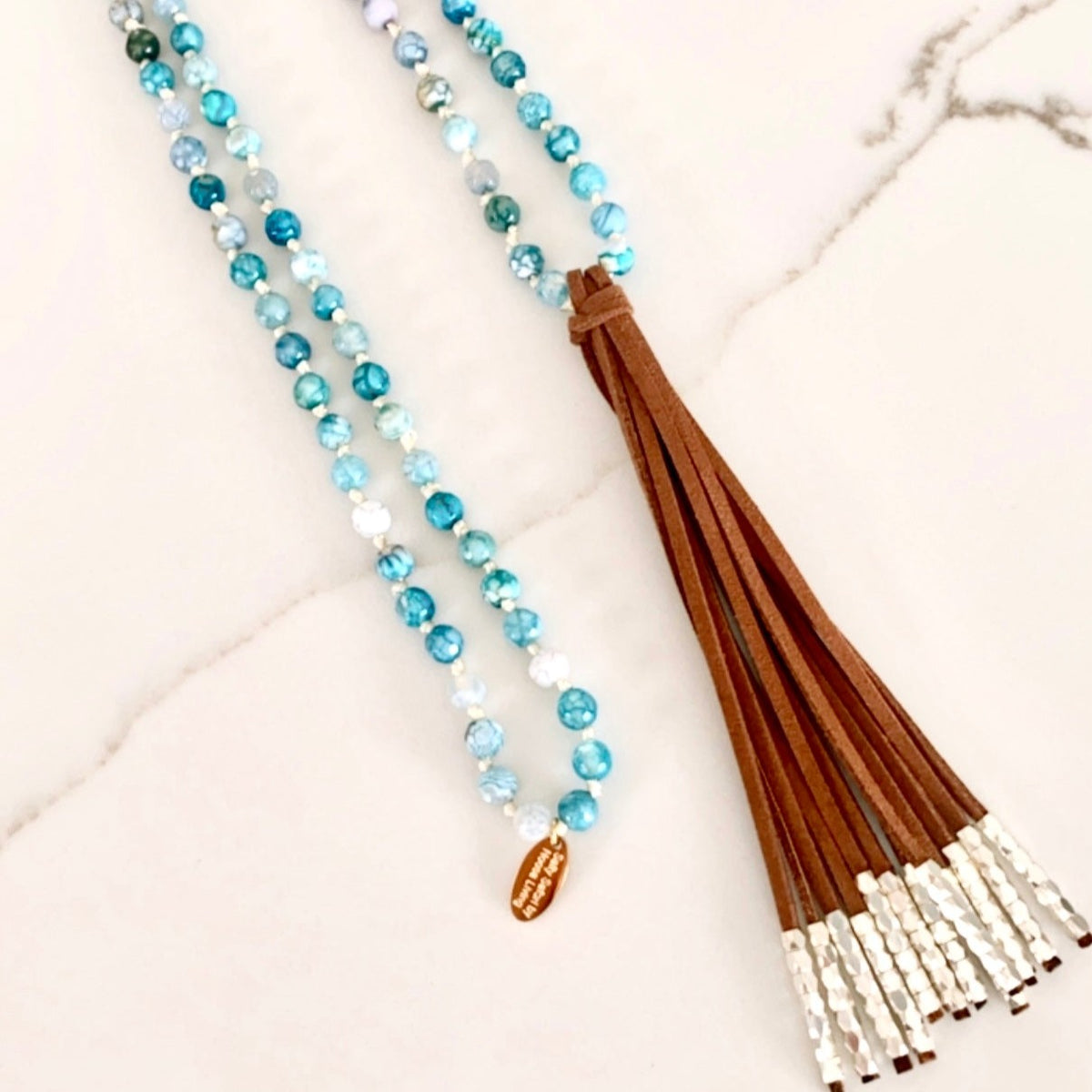 Capri necklace - Santorini Blue