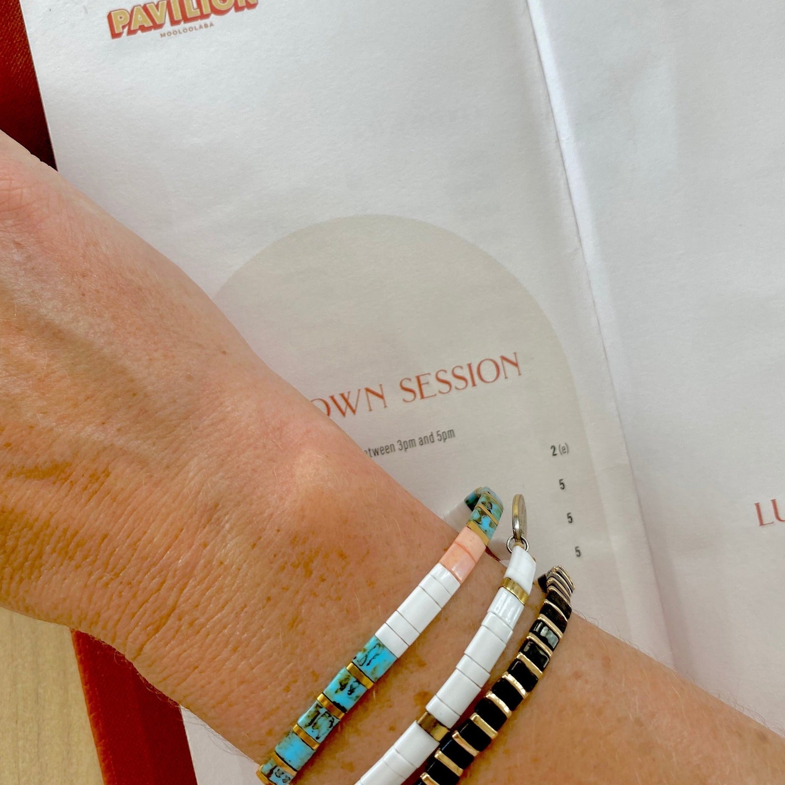 Ibiza Bracelet - Sorbet & Turquoise