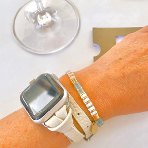 Smart Watch Band - Milk Leather