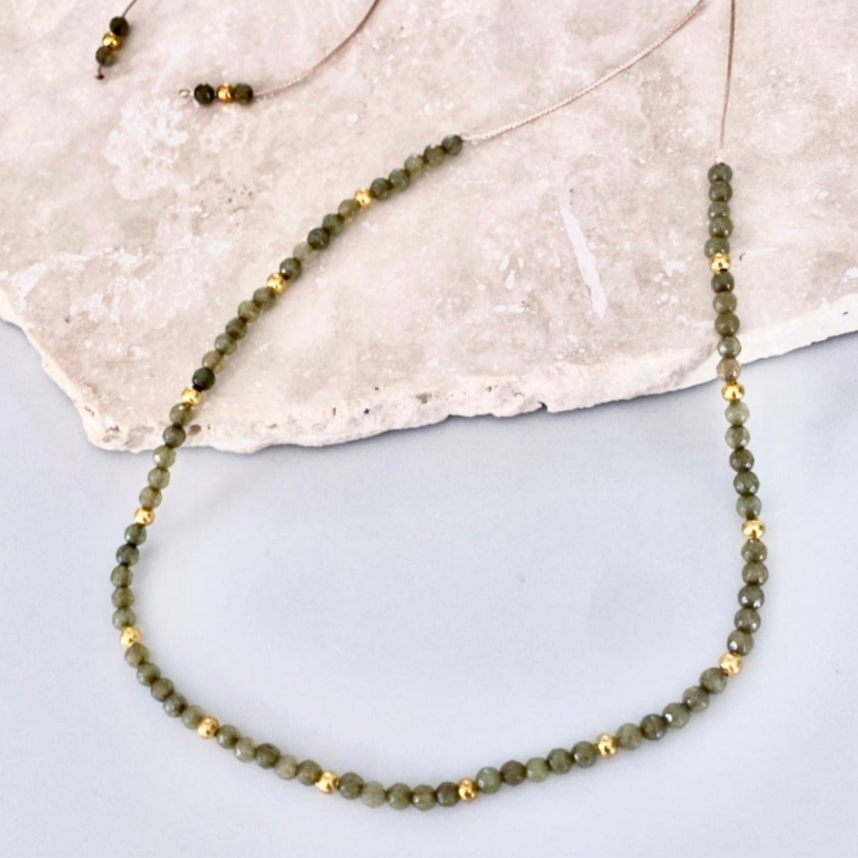 Riviera Necklace - Olive