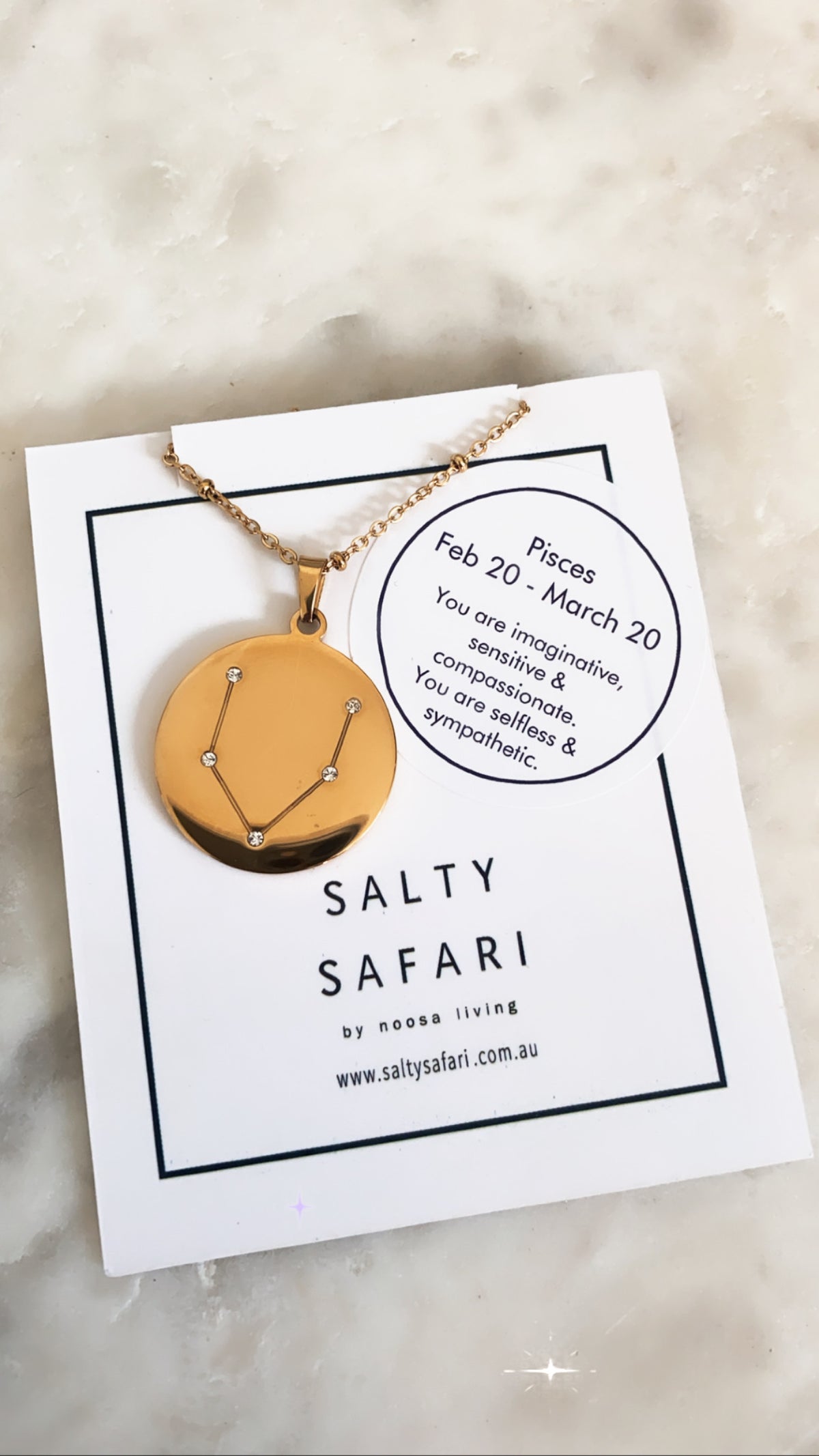 Zodiac Pisces Feb 20 March 20 Salty Safari by Noosa Living