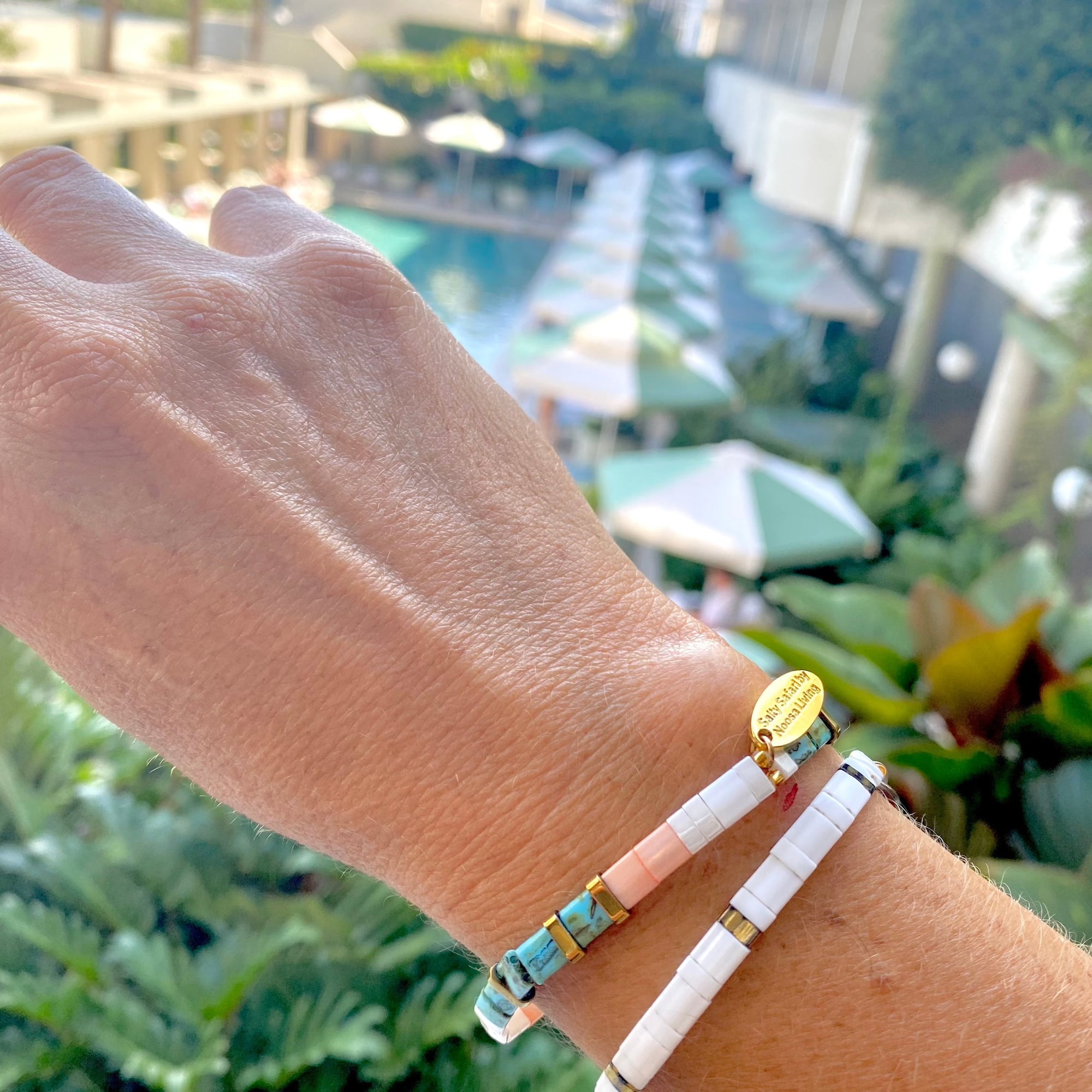 Ibiza Bracelet - Sorbet & Turquoise