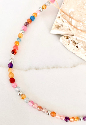Riviera Necklace - Candy Mix Silver