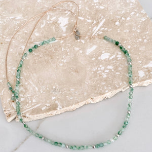Riviera Necklace - Forest Silver