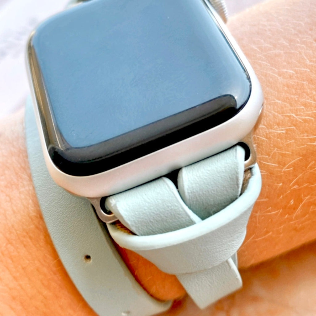 Smart Watch Band Soft Turquoise Salty Safari by Noosa Living