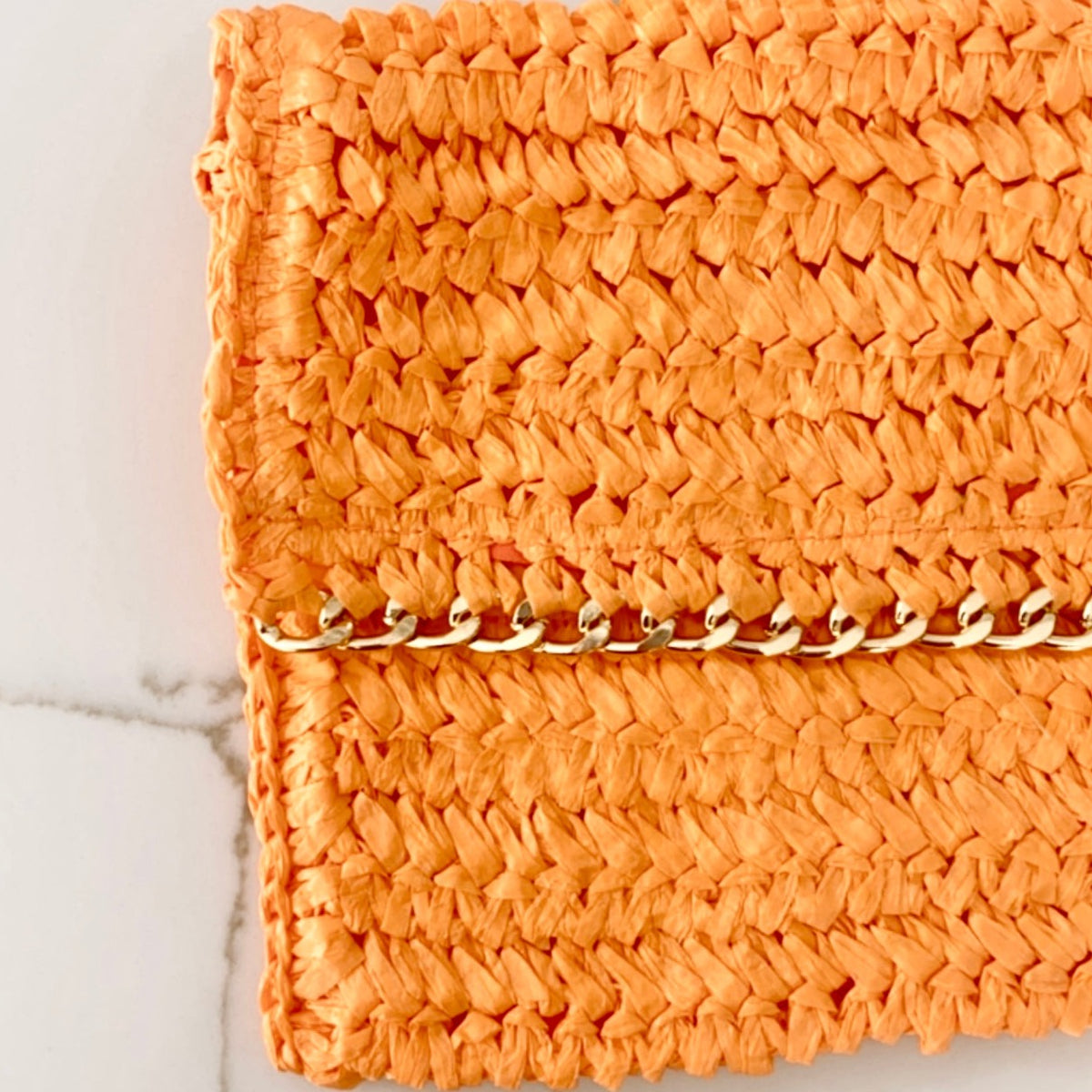 Positano Clutch Tangerine