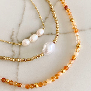 Riviera Necklace - Sand Gold
