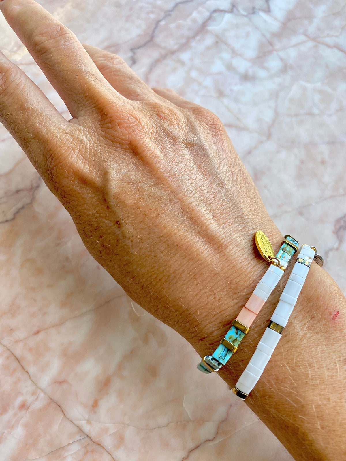 Ibiza Bracelet - Sorbet & Turquoise