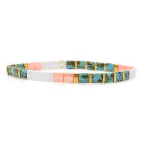 Ibiza Bracelet - Sorbet & Turquoise